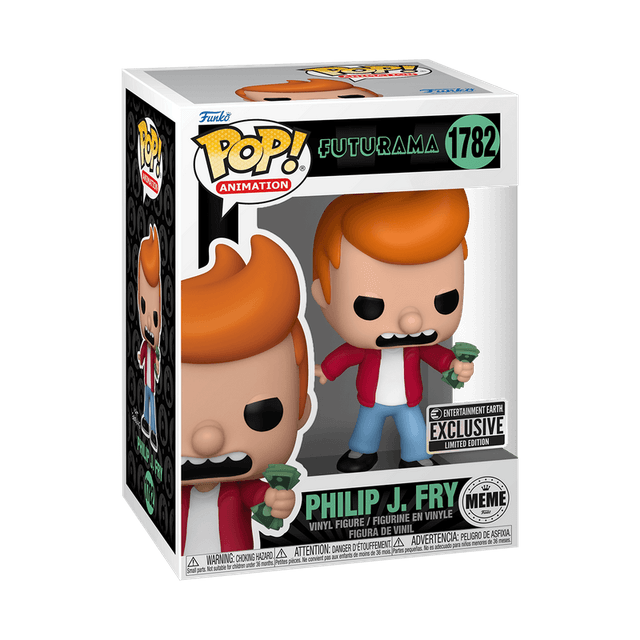 philip j fry entertainment earth exclusive holo meme white background 1782