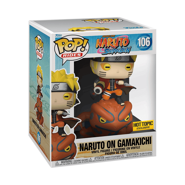 naruto on gamakichi hot topic yellow background 106