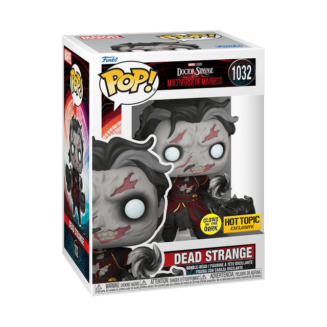 dead strange hot topic yellow background glows in the dark 1032