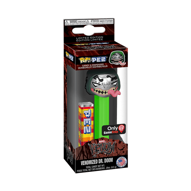 venomized dr doom metallic only gamestop