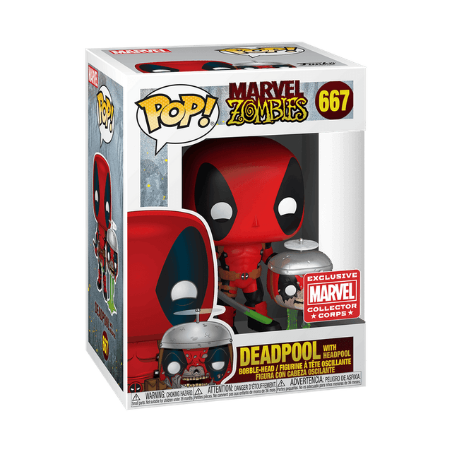 deadpool with headpool marvel collector corps red 667