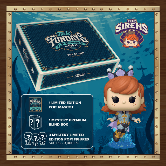 Quest For The Grail 2026 Funko Pop from Funko Fundays