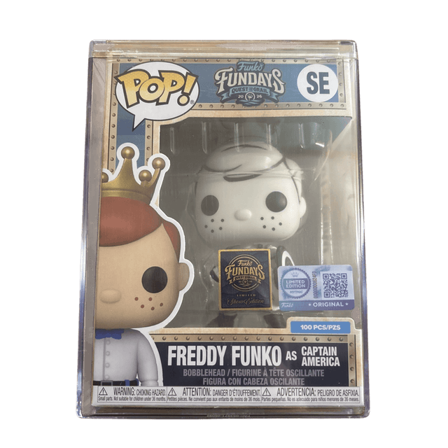 Freddy Funko as Captain America #SE Funko Pop
