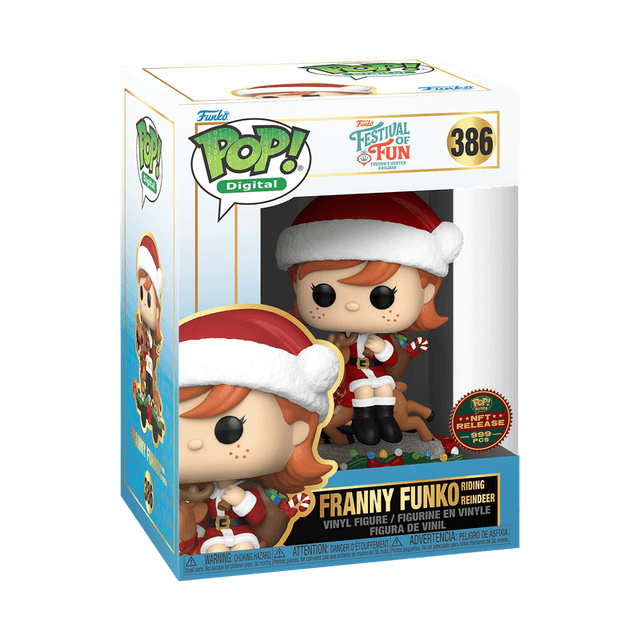 franny riding reindeer nft release 386