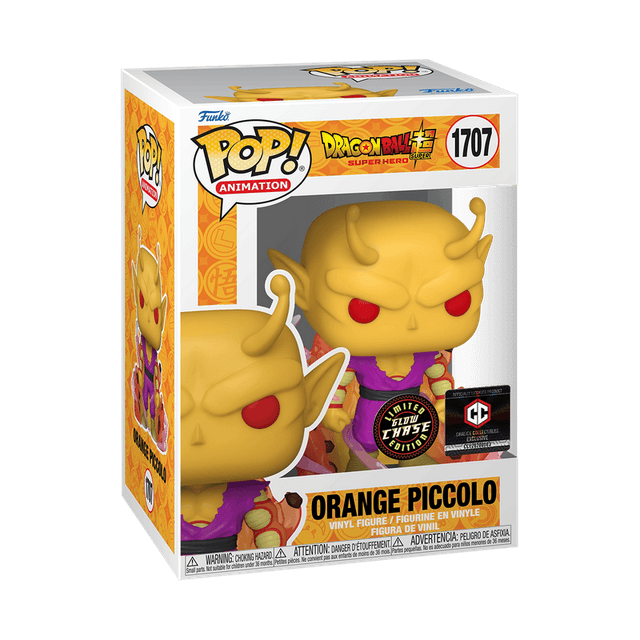 orange piccolo cc chalice collectibles black background glow chase 1707