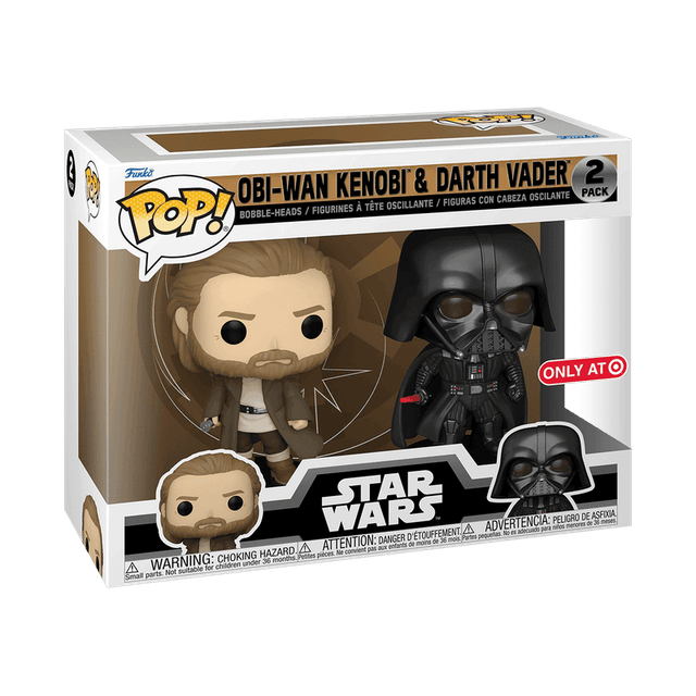 obi wan kenobi darth vader only at 2 pack