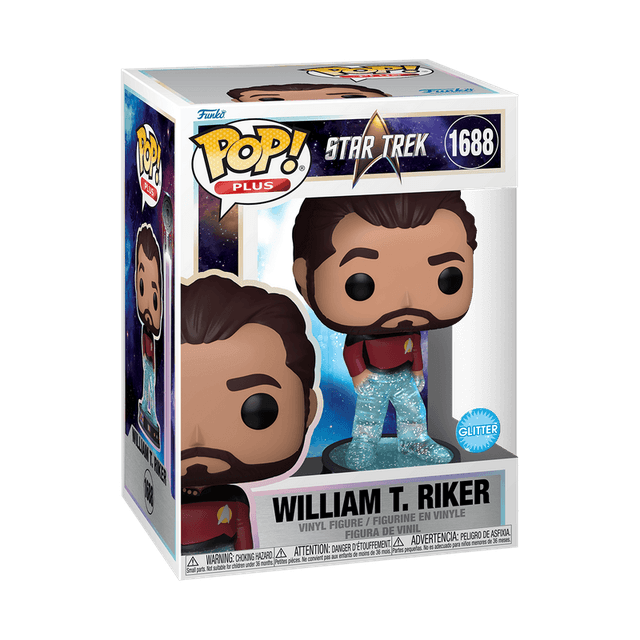 william t riker glitter 1688