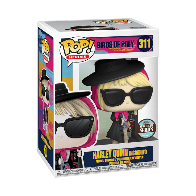 harley quinn incognito specialty series brown and teal background 311