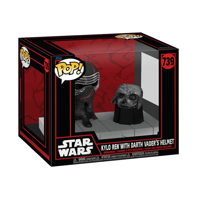 kylo ren with darth vader s helmet 739