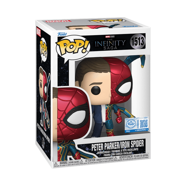 peter parker iron spider original blue 1513