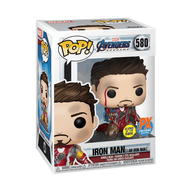 iron man i am px previews glows in the dark 580