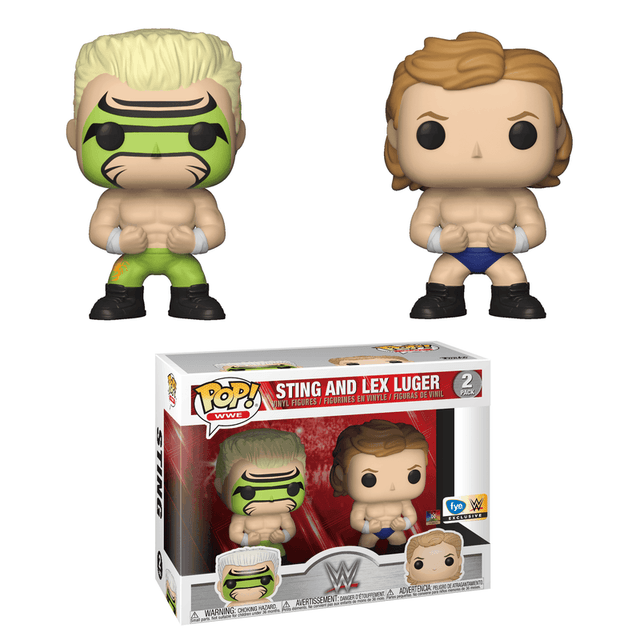 sting and lex luger f y e wwe exclusive 2 pack