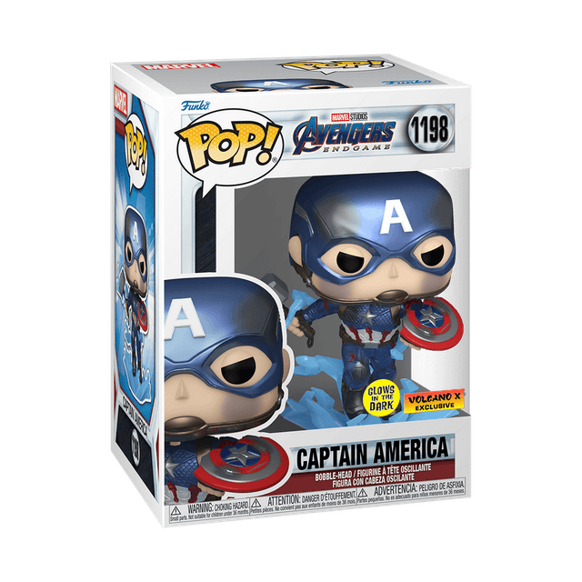 captain america volcano x exclusive glows in the dark 1198