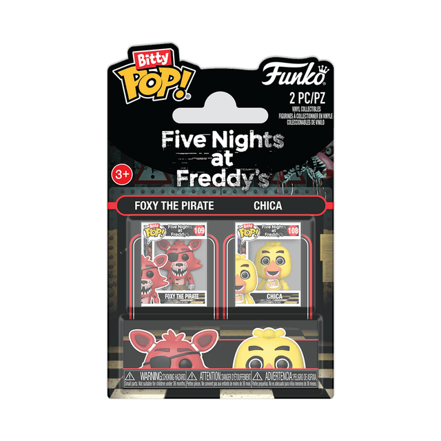 foxy the pirate chica chicken 2 pack
