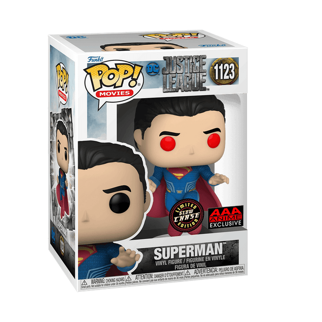 superman aaa anime exclusive black background glow chase 1123