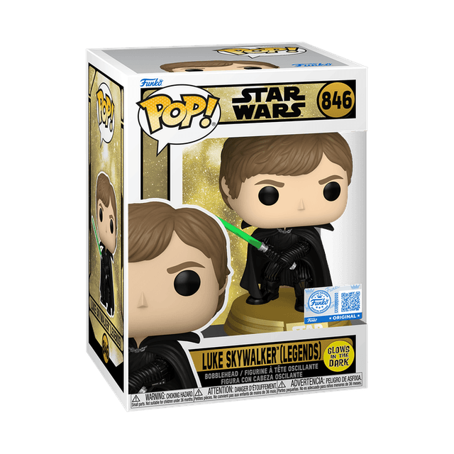 luke skywalker legends original blue glows in the dark 846