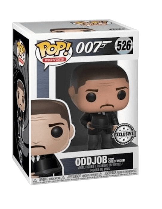 oddjob from goldfinger exclusive silver background 526