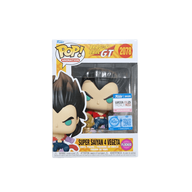 super saiyan 4 vegeta original blue flocked pink background lucca french kiss 2078