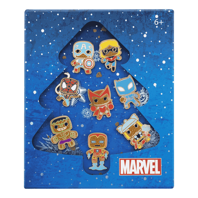 gingerbread avengers 8 pack