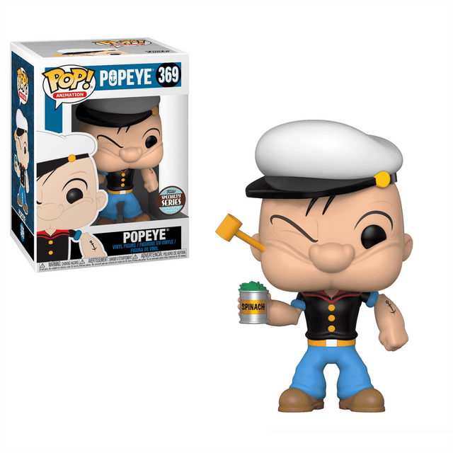 popeye specialty series brown and teal background 369