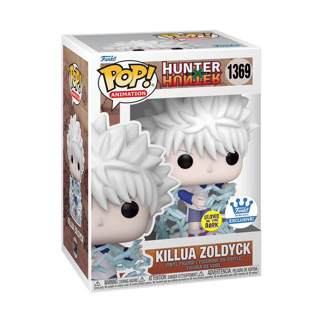 killua zoldyck exclusive white background glows in the dark 1369