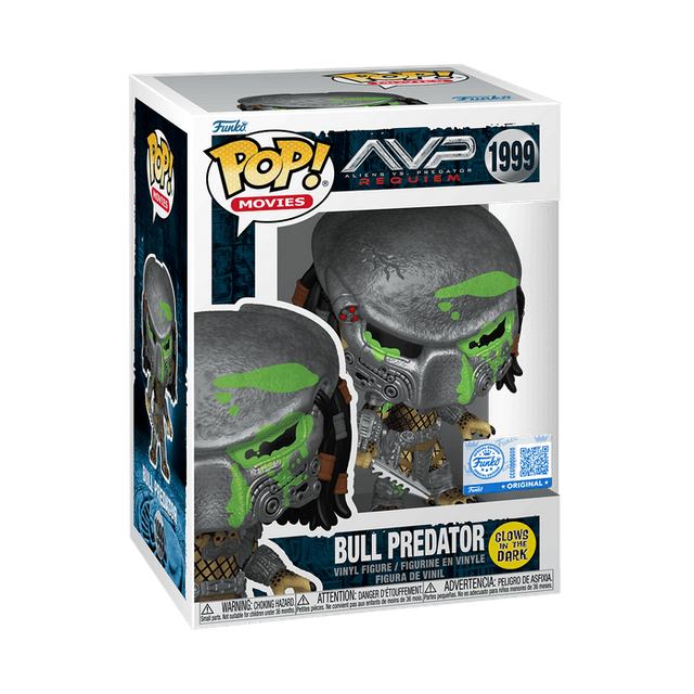 bull predator original blue glows in the dark 1999