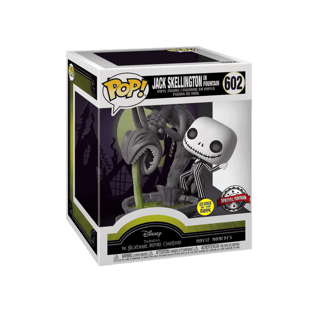 jack skellington in fountain boxlunch glows the dark 602