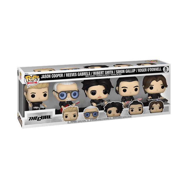 jason cooper reeves gabrels robert smith simon gallup roger o donnell the cure 5 pack