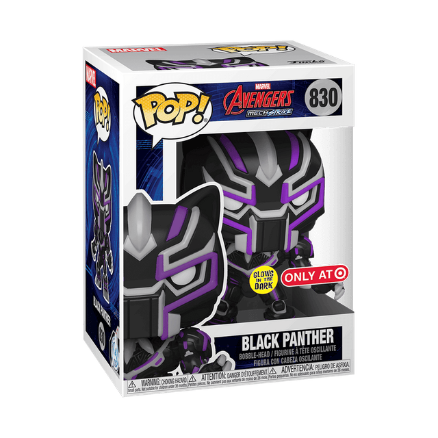 black panther only at glows in the dark 830