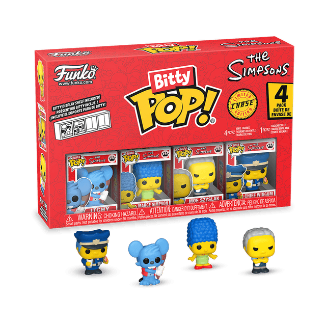 bitty pop the simpsons chase 4 pack