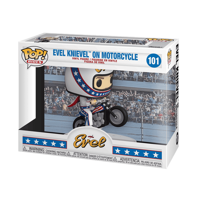 evel knievel on motorcycle 101