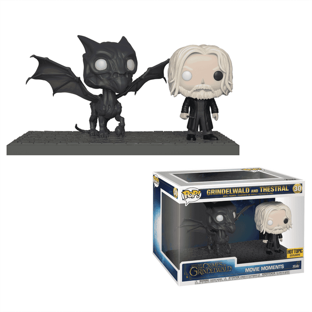 grindelwald and thestral hot topic yellow background 30