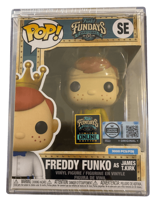 Freddy Funko as James T. Kirk #SE Funko Pop from Funko Fundays