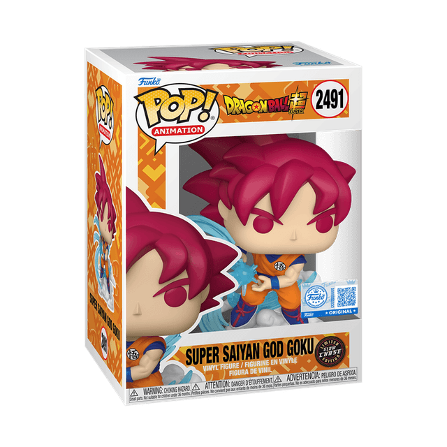 Super Saiyan God Goku #2491 Funko Pop from Dragon Ball Super