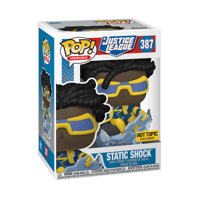 static shock hot topic yellow background 387