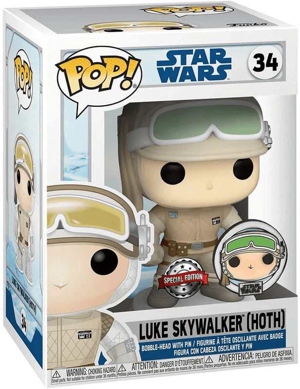 luke skywalker hoth with pin special edition 34