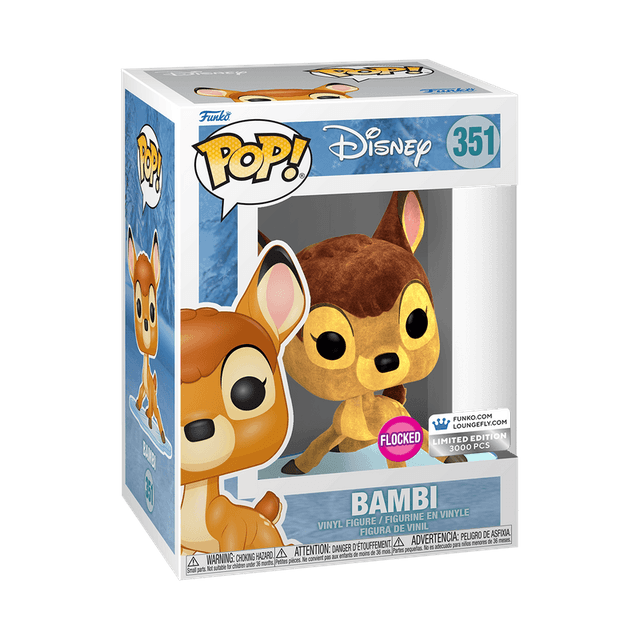 bambi loungefly flocked pink background 351