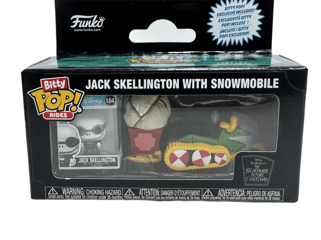 jack skellington with snowmobile