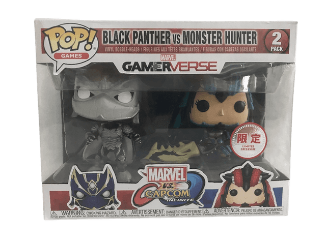 black panther vs monster hunter 2 pack