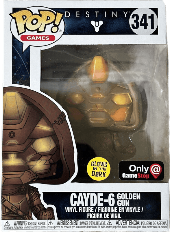 cayde 6 golden gun only gamestop glows in the dark 341