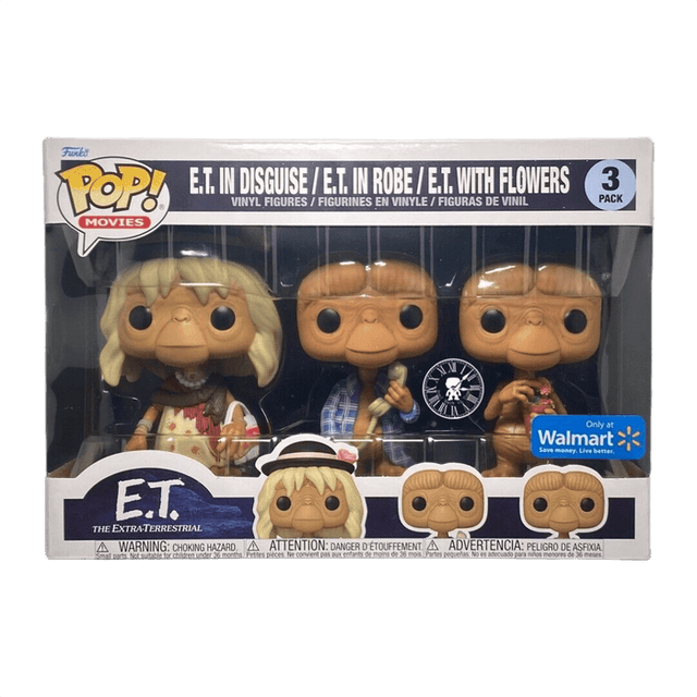 e t in disguise robe with flowers only at walmart 3 pack