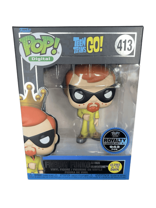 freddy as dick gravestone royalty glows in the dark 413