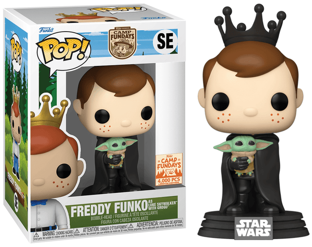 freddy as luke skywalker with grogu camp fundays