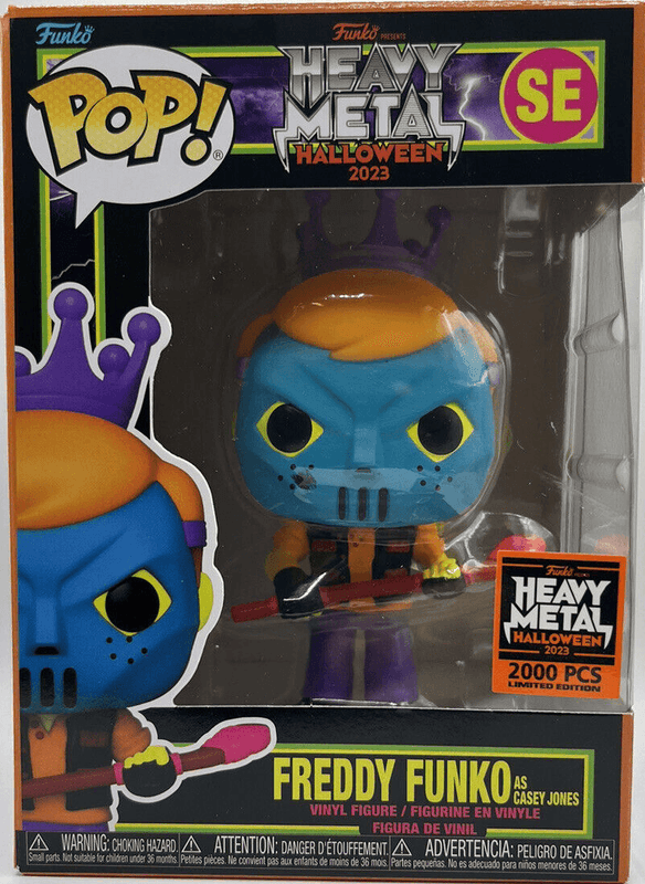 freddy as casey jones blacklight heavy metal halloween