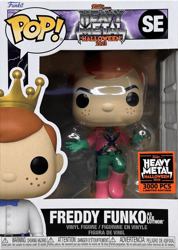 freddy as lex luthor heavy metal halloween