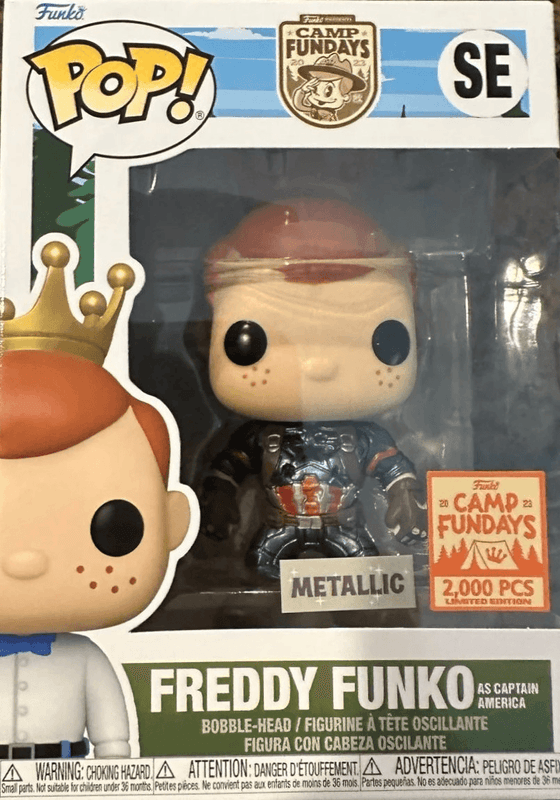 freddy as captain america metallic camp fundays