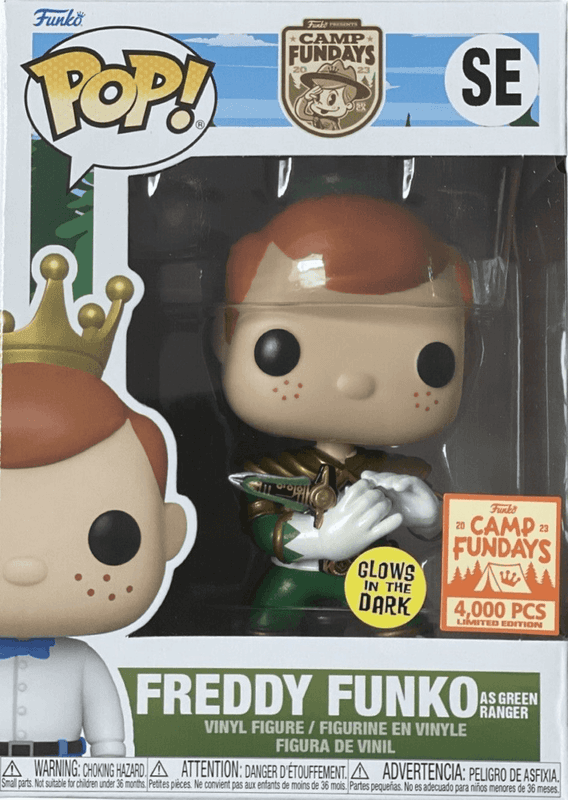 freddy as green ranger camp fundays glows in the dark