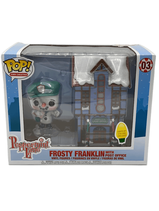 frosty franklin with post office lights up s allume con luces 03