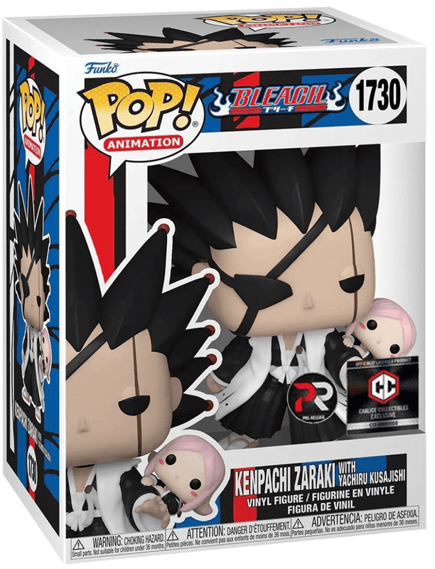kenpachi zaraki with yachiru kusajishi cc chalice collectibles black background pr 1730