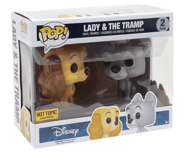lady the tramp hot topic yellow background 2 pack